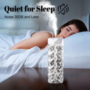 Crystal Lamp Air Humidifier Color Night Light Touch Lamp