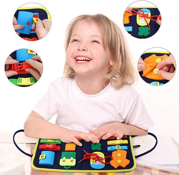 New Busy Book Children's Busy Board Dressing